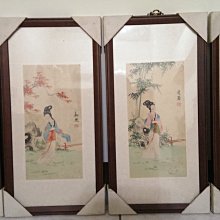 遠古老件 春夏秋冬美女圖 框已重裱 免整理 價格比較,價格查詢,歷史價格詳細信息