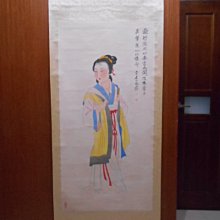 ◎吉祥古玩畫廊◎老國畫005~張大千~持花扇仕女~結束營業虧本賣 歷史價格詳細信息