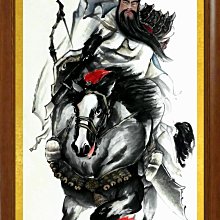 ☆【吉祥如意藝術】㊣100%全手繪招財開運起家興業關公關羽關聖帝君國畫~忠義千秋~10(192X88公分)gold242 歷史價格詳細信息