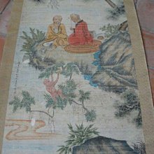 手繪國畫立軸-劉繼鹵（母女圖），含軸約163cmx68cm，畫心約88cmx46.5cm 歷史價格詳細信息