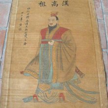 手繪國畫立軸-劉繼鹵（母女圖），含軸約163cmx68cm，畫心約88cmx46.5cm 歷史價格詳細信息