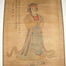 手繪國畫立軸-劉繼鹵（母女圖），含軸約163cmx68cm，畫心約88cmx46.5cm 歷史價格詳細信息