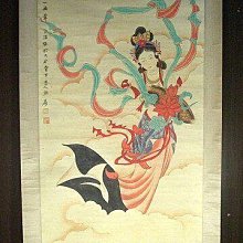 手繪國畫立軸-劉繼鹵（母女圖），含軸約163cmx68cm，畫心約88cmx46.5cm 歷史價格詳細信息