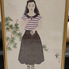 【 懷德-肖 】現 代 水墨  - 廖 鴻 興 --1992黑与青-- 鏡 框 歷史價格詳細信息