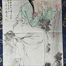 手繪國畫未裱-馮超然(愛妃)，約96cmx46cm，附張子賢鑑定證書。 歷史價格詳細信息