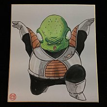 【 金王記拍寶網 】（常5) S2561 七龍珠手繪小品  角色人物 龍珠超-札馬斯  手繪ㄧ幅 王品弘繪 鳥山-弘 款 可參考影片購藏 歷史價格詳細信息