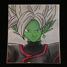 【 金王記拍寶網 】（常5) S2561 七龍珠手繪小品  角色人物 龍珠超-札馬斯  手繪ㄧ幅 王品弘繪 鳥山-弘 款 可參考影片購藏 價格比較,價格查詢,歷史價格詳細信息