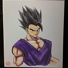 【 金王記拍寶網 】（常5) S2561 七龍珠手繪小品  角色人物 龍珠超-札馬斯  手繪ㄧ幅 王品弘繪 鳥山-弘 款 可參考影片購藏 歷史價格詳細信息