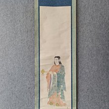 回流老畫，紙本原裱，尺寸160*41公分裝裱，100*31公分畫心，章款自查，沒軸頭，品相如圖所示，等待有緣人， 手機無美顏拍照， 古玩 老貨 擺件【董先生】 歷史價格詳細信息