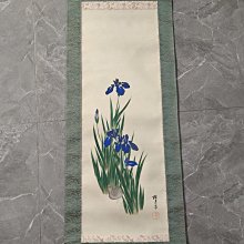 回流老畫，花卉茶掛，紙本原裱，尺寸135*46公分裝裱，67*34公分畫心，實木軸頭，章款自查，品相如圖所示，等待有緣人， 手機無 古玩 老貨 擺件【董先生】 歷史價格詳細信息