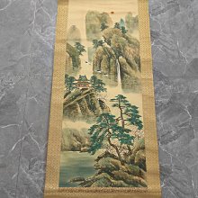 回流老畫，山水畫，紙本原裱，尺寸159*32.5公分裝裱，75*25公分畫心，陶瓷軸頭，章款自查，品相如圖所示，等待有緣人， 手機 古玩 老貨 擺件【董先生】 歷史價格詳細信息