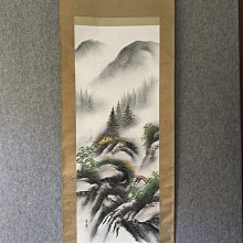 回流老畫，紙本綾裱，尺寸134*59公分裝裱，38*43公分畫心，章款自查，璐璐軸頭，品相如圖所示，等待有緣人， 手機無美顏拍照， 古玩 老貨 擺件【董先生】 歷史價格詳細信息