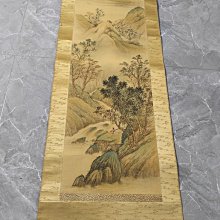 回流老畫，紙本綾裱，尺寸134*59公分裝裱，38*43公分畫心，章款自查，璐璐軸頭，品相如圖所示，等待有緣人， 手機無美顏拍照， 古玩 老貨 擺件【董先生】 歷史價格詳細信息