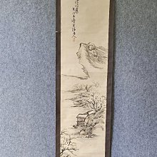 回流老畫，寫意畫題芭蕉翁詩句，紙本原裱，尺寸116*54公分裝裱，32*51公分畫心，章款翠香，實木軸頭，品相如圖所示，等待有緣人 古玩 老貨 擺件【董先生】 歷史價格詳細信息