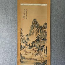 回流老畫，絹本原裱，尺寸192*40公分裝裱，115*28公分畫心，沒有軸頭，章款自查，品相如圖所示，等待有緣人， 手機無美顏拍照 古玩 老貨 擺件【董先生】 歷史價格詳細信息