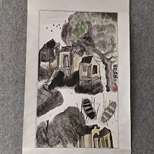 回流老畫，紙本原裱，尺寸160*41公分裝裱，100*31公分畫心，章款自查，沒軸頭，品相如圖所示，等待有緣人， 手機無美顏拍照， 古玩 老貨 擺件【董先生】 歷史價格詳細信息