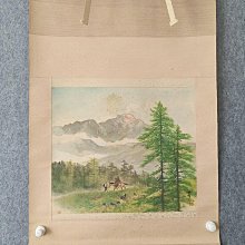 #興趣收藏好貨 回流老畫，人物畫《高砂夫婦》，絹本原裱，尺寸200*64公分裝裱，116*50公分畫心，章款道成，陶瓷軸頭，品相如 古玩 老貨 擺件【董先生】 歷史價格詳細信息