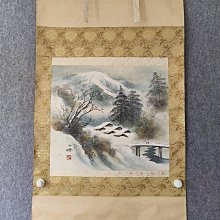 回流老畫，茶掛，絹本原裱，尺寸126*68公分裝裱，43*56公分畫心，章款自查，品相如圖所示，等待有緣人， 手機無美顏拍照，中古 古玩 老貨 擺件【董先生】 歷史價格詳細信息
