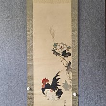 回流老畫，人物畫，絹本原裱，尺寸193*53公分裝裱，113*40公分畫心，獸骨軸頭，章款自查，品相如圖所示，等待有緣人， 手機無 古玩 老貨 擺件【董先生】 歷史價格詳細信息