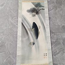 回流老畫，《龍》，紙本綾裱，尺寸147*41.5公分裝裱，67*29公分畫心，章款自查，璐璐軸頭，品相如圖所示，等待有緣人， 手機 古玩 老貨 擺件【董先生】 歷史價格詳細信息