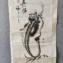 #興趣收藏好貨 回流老畫，人物畫《高砂夫婦》，絹本原裱，尺寸200*64公分裝裱，116*50公分畫心，章款道成，陶瓷軸頭，品相如 古玩 老貨 擺件【董先生】 歷史價格詳細信息