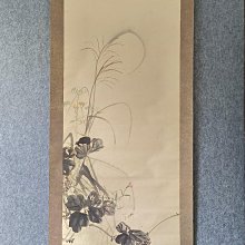 回流字畫，《牡丹》，絹本原裱，尺寸186*52.5公分裝裱，106*40.5公分畫心，章款自查，璐璐軸頭，品相如圖所示，等待有緣人 古玩 老貨 擺件【董先生】 歷史價格詳細信息