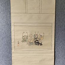 回流字畫，《鬆鶴延年》，絹本原裱，尺寸173*62公分裝裱，90*47公分畫心，章款自查，實木軸頭，品相如圖所示，等待有緣人， 手 古玩 老貨 擺件【董先生】 歷史價格詳細信息