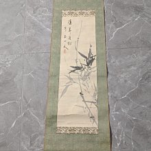 回流老竹絲畫，《大嘯生風》，虎和字全是手工繡，其他位置是手繪，尺寸131*50公分整幅，65*34公分畫心，品相如圖所示，等待有緣 古玩 老貨 擺件【董先生】 歷史價格詳細信息
