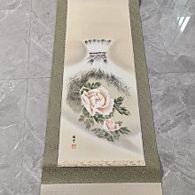 回流字畫《虎》，絹本原裱，尺寸200*54公分裝裱，117*40公分畫心，章款自查，璐璐軸頭，品相如圖所示，等待有緣人， 手機無美 古玩 老貨 擺件【董先生】 歷史價格詳細信息
