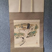 回流字畫，《鬆鶴延年》，絹本原裱，尺寸173*62公分裝裱，90*47公分畫心，章款自查，實木軸頭，品相如圖所示，等待有緣人， 手 古玩 老貨 擺件【董先生】 歷史價格詳細信息