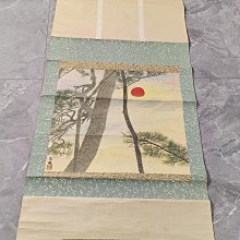 回流字畫，《鬆鶴延年》，絹本原裱，尺寸173*62公分裝裱，90*47公分畫心，章款自查，實木軸頭，品相如圖所示，等待有緣人， 手 古玩 老貨 擺件【董先生】 歷史價格詳細信息