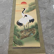 回流老畫，《鶴》，絹本原裱，尺寸73*51公分裝裱，99*38.5公分畫心，章款自查，璐璐軸頭，品相如圖所示，等待有緣人， 手機無 古玩 老貨 擺件【董先生】 歷史價格詳細信息