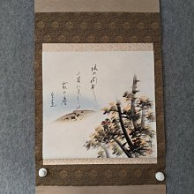 回流老畫，寫意畫題芭蕉翁詩句，紙本原裱，尺寸116*54公分裝裱，32*51公分畫心，章款翠香，實木軸頭，品相如圖所示，等待有緣人 古玩 老貨 擺件【董先生】 歷史價格詳細信息