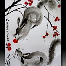 【 金王記拍寶網 】S2056  原作小品 張大千  水墨彩畫手繪原作一張 王大有款 罕見 稀少 喜歡直下標 藝術無價~ 歷史價格詳細信息