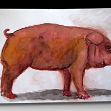 【 金王記拍寶網 】S2033  原作小品 龜龍麟鳳 水墨彩畫手繪原作一張 王大有款 罕見 稀少 喜歡直下標 藝術無價~ 歷史價格詳細信息