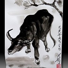 【 金王記拍寶網 】S2091  老王與豐子愷的對畫 水墨畫手繪小品一張 王大有款 罕見 老王畫丰子系列 藝術無價~ 歷史價格詳細信息