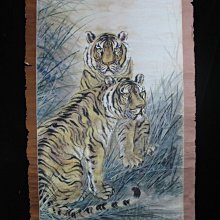 [銀九藝] 早期字畫 國畫 台灣畫家 羅永貴 夏竹與鳥 歷史價格詳細信息