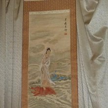 古玩軒~國畫 書法 墨寶 工筆畫 名家畫 絹布畫 款 七薌改琦~AAT279 歷史價格詳細信息