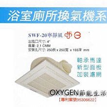 順光浴室用通風電扇 排風扇(SWF-20) 110V 安裝孔尺寸： 250長X250寬X170深 mm-【便利網】 歷史價格詳細信息