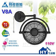 阿拉斯加 8吋 VIVI折疊循環扇-胡桃木 壁扇 空調扇 浴室電風扇 芬朵壁掛扇 台灣製【高雄永興照明】 歷史價格詳細信息