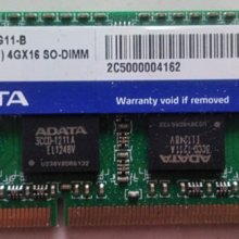 【筆電記憶體】威剛ADATA DDR3-1333 2G『2Rx8 PC3-10600S』 歷史價格詳細信息