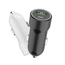 台灣製造 20W PD+QC雙協議快速車充/雙孔車用充電器(Type-C/USB-A) 歷史價格詳細信息