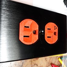 美標鋁合金墻壁插座面板，全新特制加厚24mm鋁合金面板，此10374 歷史價格詳細信息