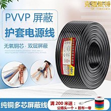 RVVP純銅芯銅網雙層工程用屏蔽線6芯0.75/1/1.5平方抗幹擾信號線 歷史價格詳細信息