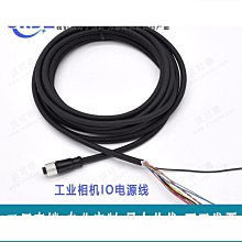 【免運】M12 A-Code工業防水IP67連接器4芯成型式直頭帶TPU線接頭 金屬款 歷史價格詳細信息