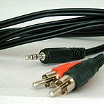 ~協明~ 3.5mm公 轉 RCA 公X3 梅花接頭，線長1.2米 歷史價格詳細信息