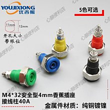 優吉熊JXZ-3型50A/100A大電流香蕉插座接線柱自焊純銅6mm香蕉插頭-心願便利店 歷史價格詳細信息