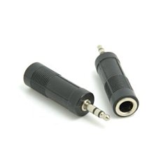 6.5mm(公頭)轉3.5mm(母頭)鍍金音源轉接頭(V-S117) 歷史價格詳細信息