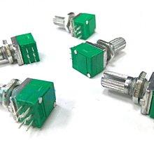 雙聯電位器 B10K,B20KB,50K,B100K 梅花軸 6腳 柄長15MM196-02171 歷史價格詳細信息