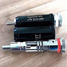 WBT-0210AG 純銀RCA插座，閑置出一個紅色，帶原裝 歷史價格詳細信息